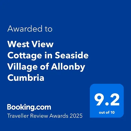 West View In Seaside Village Of Cumbria