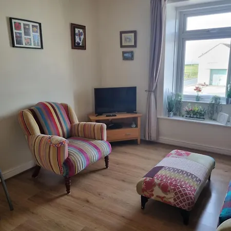 West View In Seaside Village Of Cumbria