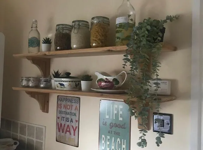 West View In Seaside Village Of Cumbria