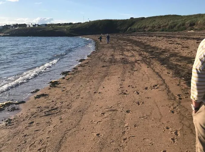 West View In Seaside Village Of Cumbria