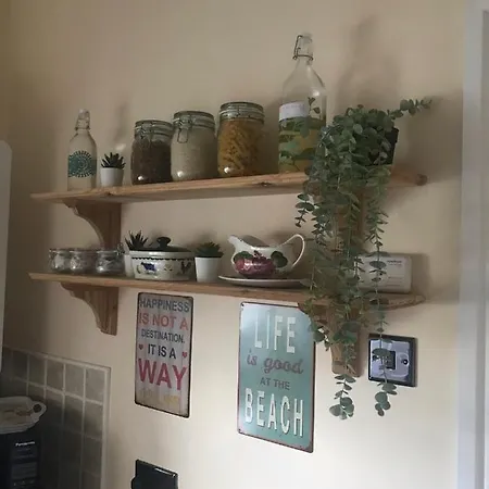 West View In Seaside Village Of Cumbria