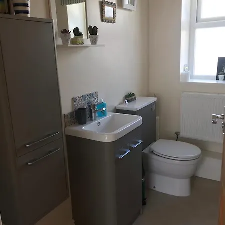 West View In Seaside Village Of Cumbria *