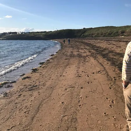 West View In Seaside Village Of Cumbria